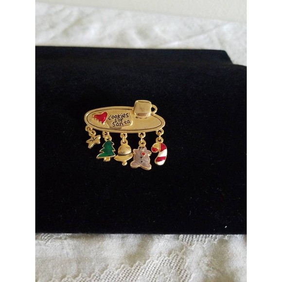 Cookies For Santa Brooch NWOT - Picture 2 of 10